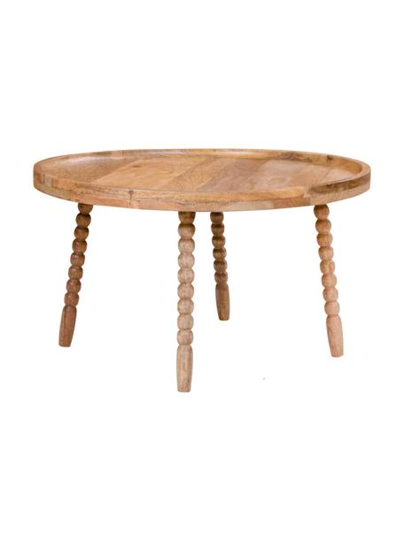 Kulatý konferenční stolek z mangového dřeva Jammu, Mangové dřevo, Mangové dřevo, Ø 60 cm