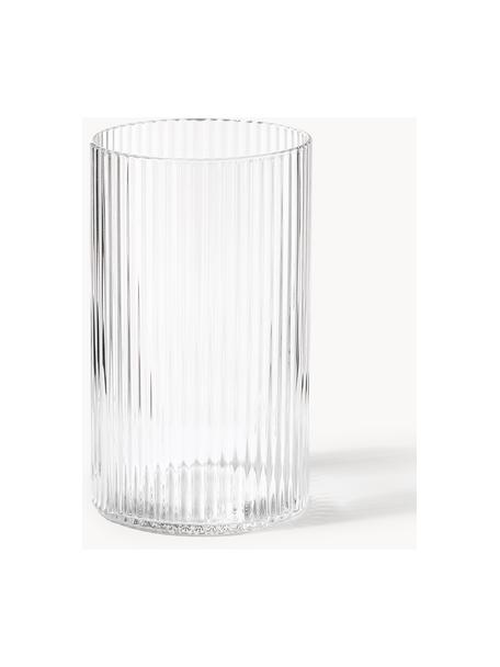 Couvercle pour carafe soufflé bouche Ripple, Verre, soufflé bouche, Transparent, haute brillance, Ø 5 x haut. 9 cm