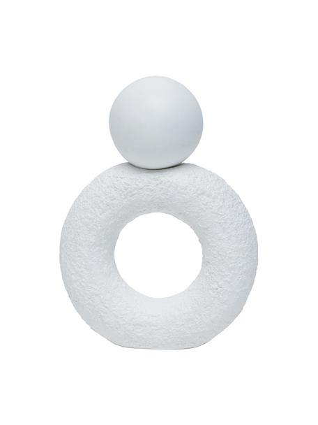 Handgemaakt decoratief object Minimalisme in wit, Ecomix 
Ecomix is een milieuvriendelijke mix van gerecyclede papierpulp, natuurlijk rubber en krijtpoeder, Mat wit, B 16 x H 23 cm