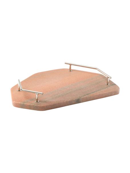 Taca do serwowania z marmuru Han, Terakota, marmurowy, S 24 x D 29 cm