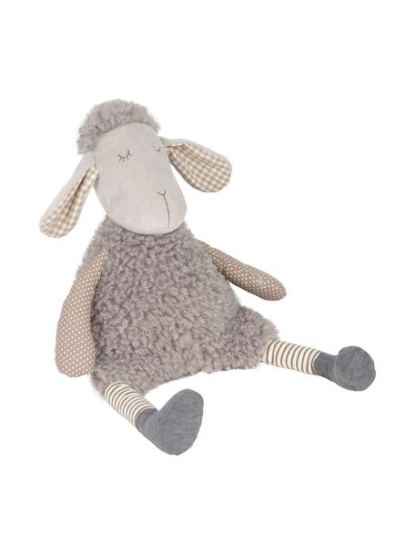 Pecora di peluche Shaggy, Poliestere, Grigio, Larg. 14 x Alt. 30 cm