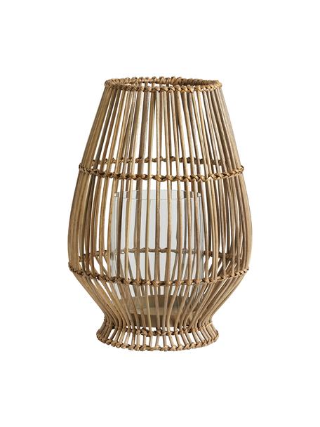 Latarenka z drewna Silba, Jasne drewno naturalne, Ø 23 x W 32 cm