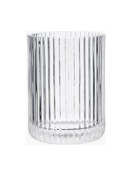 Glas-Zahnputzbecher Gulji, Glas, Transparent, Ø 7 x H 10 cm