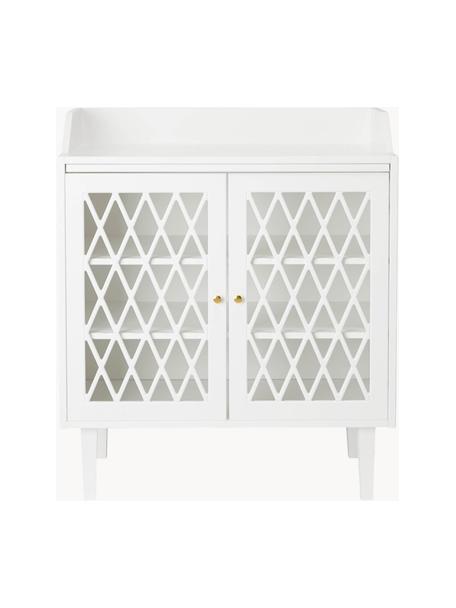 Table à langer blanche Harlequin, Blanc, larg. 84 x haut. 100 cm