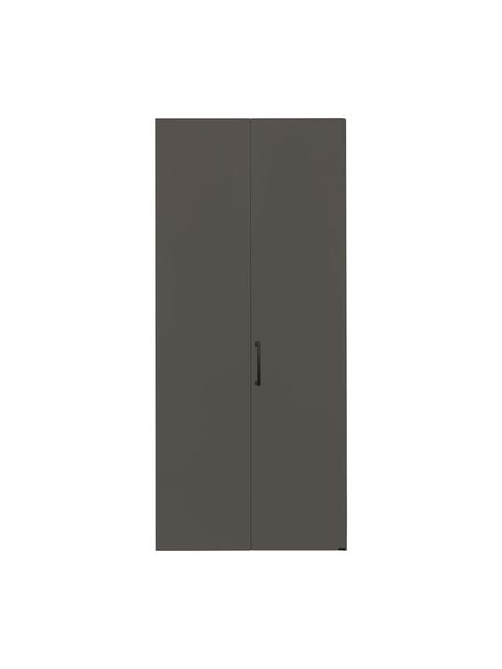 Draaideurkast Madison 2 deuren, inclusief montageservice, Frame: panelen op houtbasis, gel, Antraciet, B 102 cm x H 230 cm