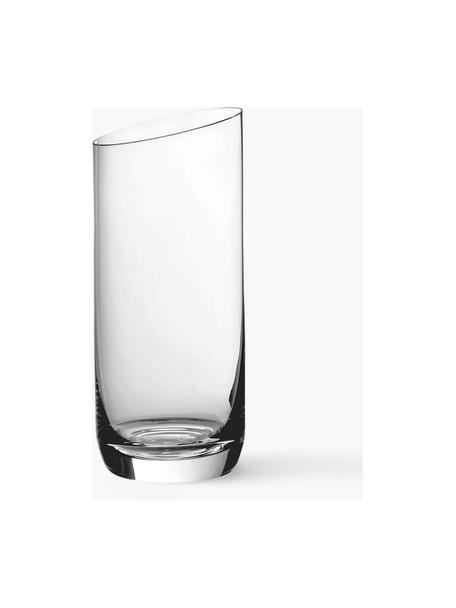 Vasos highball NewMoon, 4 uds., Cristal 

¡Trae el brillo del cristal a tu mesa de comedor! El cristal es excepcionalmente transparente y pesado, lo que significa que se siente valioso y al mismo tiempo tiene un buen aspecto. Además, los delicados cortes hacen de cada pieza un detalle especial, práctico y bonito., Transparente, Ø 7 x Al 16 cm, 370 ml