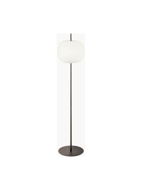 Stmievateľná stojacia lampa Kushi, Čierna, V 183 cm