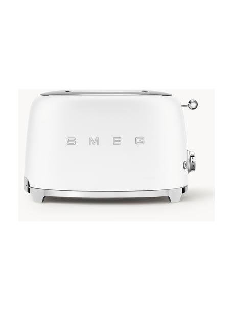 Kompakt Toaster 50's Style, Edelstahl, beschichtet, Weiß, matt, B 31 x T 20 cm