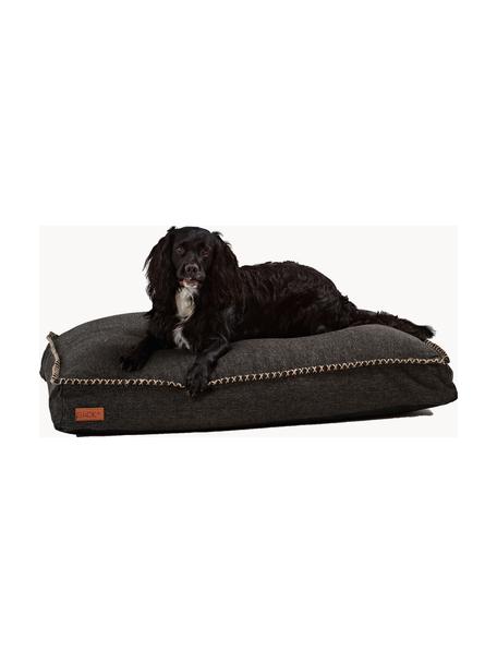 Hondenbed Dog, B 120 cm, Olefine, kunstvezel, Geweven stof zwart, B 120 x D 80 cm
