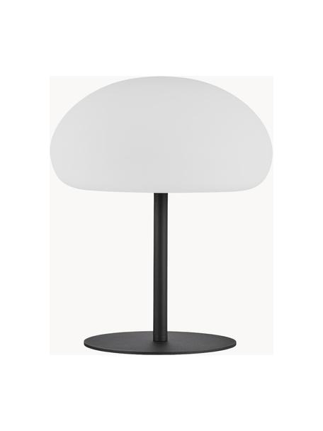 Lampada da tavolo portatile e dimmerabile da esterno Sponge, Paralume: plastica, Bianco, nero, Ø 34 x Alt. 41 cm