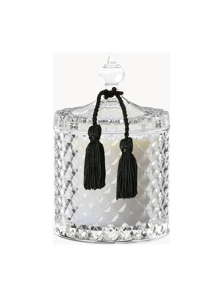 Geurkaars Crystallene (vanille, patchouli & lavendel), Houder: glas, Citrusolie, vanille, patchouli, lavendel, Ø 9 x H 14 cm