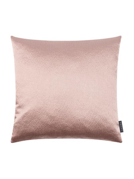 Poszewka na poduszkę Nilay, połyskująca, 56% bawełna, 44% poliester, Blady różowy, S 40 x D 40 cm
