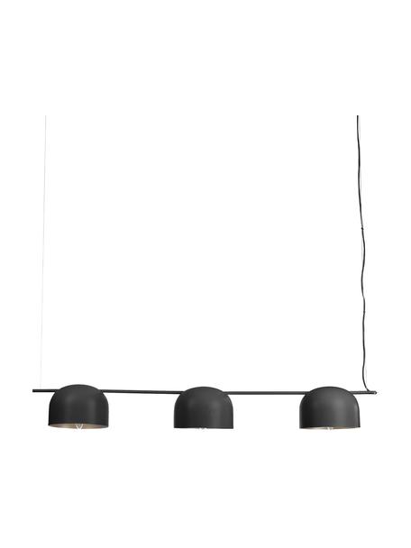 Veľká závesná lampa Joel, Čierna, Š 127 x V 15 cm
