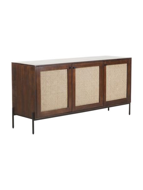 Komoda s viedenským výpletom Vienna, Mangové drevo, Š 165 x V 78 cm
