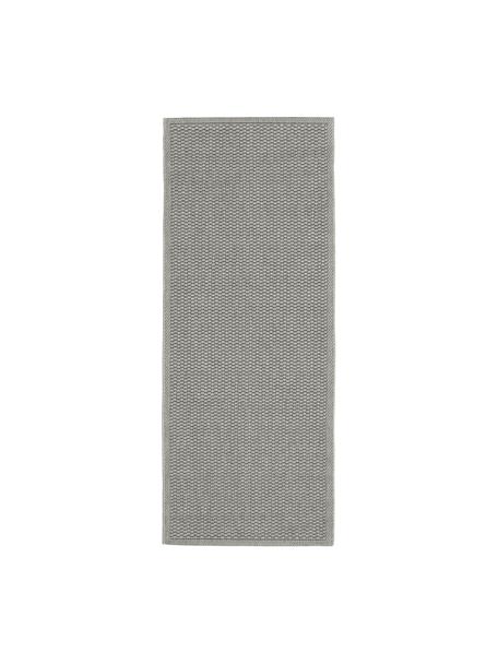 Alfombra corredor de interior/exterior Toronto, 100% polipropileno, Gris, An 80 x L 200 cm