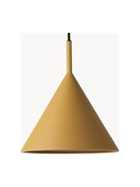 Kleine Pendelleuchte Coby, Lampenschirm: Eisen, beschichtet, Baldachin: Metall, beschichtet, Senfgelb, Ø 22 x H 25 cm