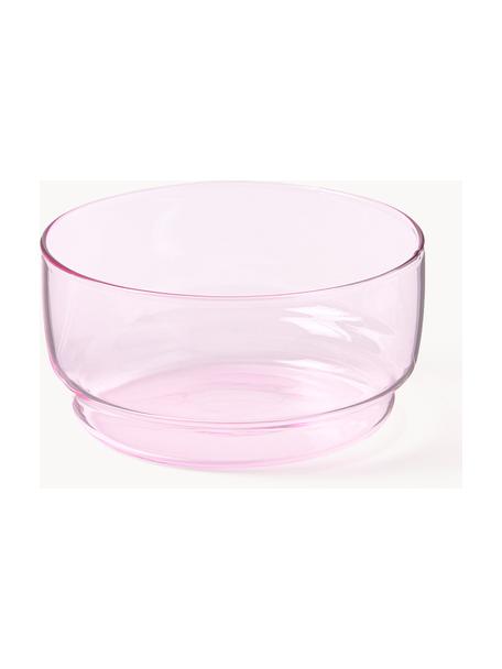 Bols en verre borosilicaté Torino, 2 pièces, Verre borosilicate, Rose pâle, transparent, Ø 12 x haut. 6 cm