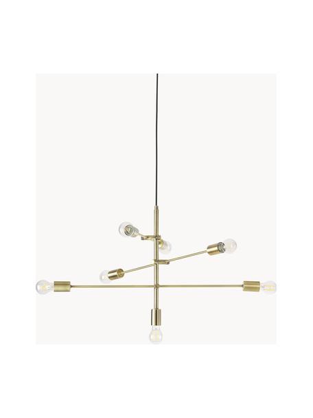 Veľká závesná lampa Venja, Mosadzné odtiene, Ø 84 cm
