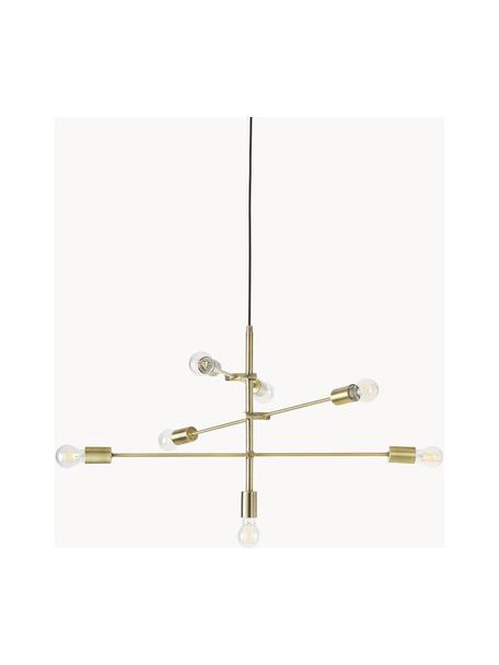 Veľká závesná lampa Venja, Mosadzná, Ø 84 cm