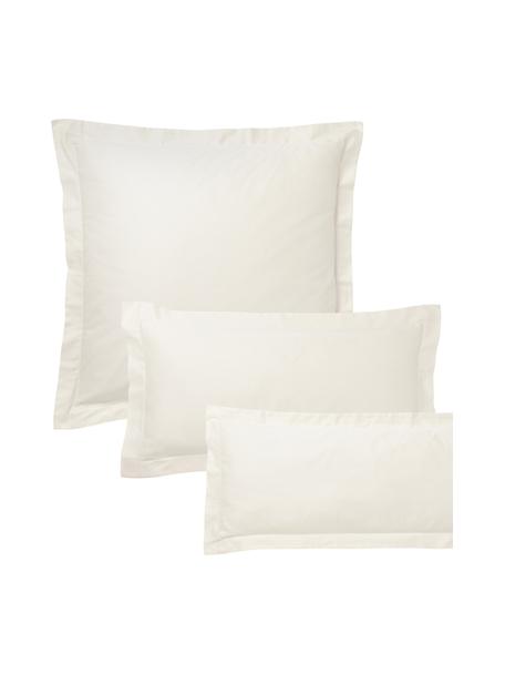 Taie d'oreiller en satin de coton Premium, Beige clair, larg. 50 x long. 70 cm