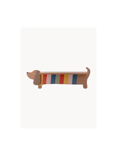 Dřevěná nástěnná police Charlie, Dřevovláknitá deska střední hustoty (MDF), Více barev, Š 54 cm, V 19 cm
