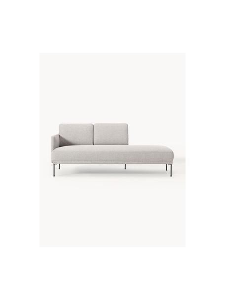 Šezlong Fluente, Světle šedá, Š 202 cm, H 85 cm, opěradlo na levé straně