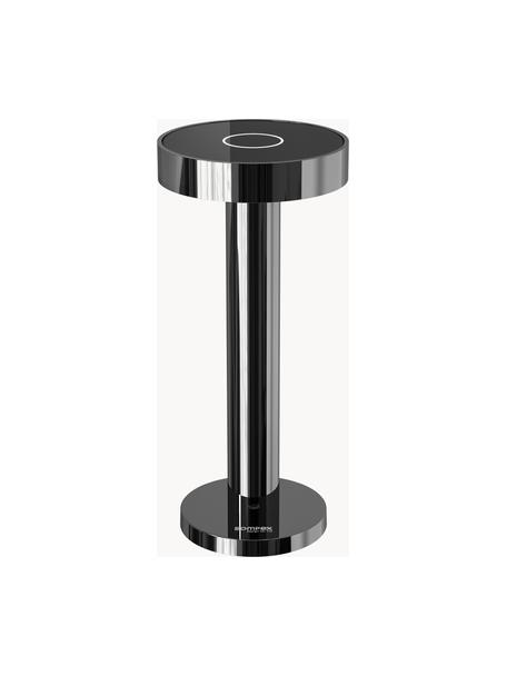 Lámpara pequeña para exterior LED regualble Boro, portátil, Lámpara: aluminio recubierto Cable, Gris antracita, Ø 9 x Al 20 cm