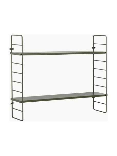 Wandrek North, Frame: bekleed ijzer, Olijfgroen, B 65 x H 50 cm