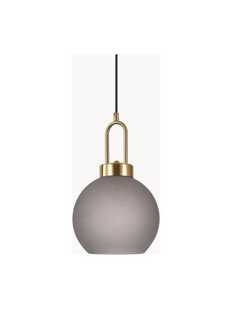 Závesná lampa Luton, Sivobéžová, matná, Ø 25 x V 33 cm