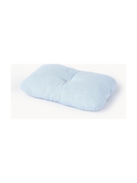 Cojín decorativo de algodón Devi, con relleno, Funda: 100% algodón, Azul brillante, An 30 x L 50 cm