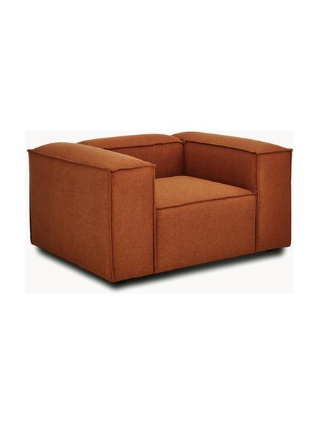 Sillón Lennon, Tapizado: 100% poliéster Alta resis, Estructura: madera contrachapada de p, Patas: plástico, Tejido terracota, An 130 x F 101 cm