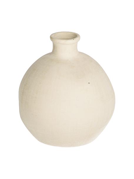 Guľatá váza z keramiky Caetana, Keramika, Béžová, Ø 20 x V 22 cm