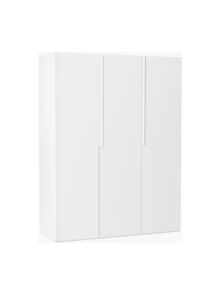 Armario modular Leon, 3 puertas (150 cm), diferentes variantes, Estructura: tablero aglomerado revest, Blanco, Interior Basic (An 150 x Al 200 cm)