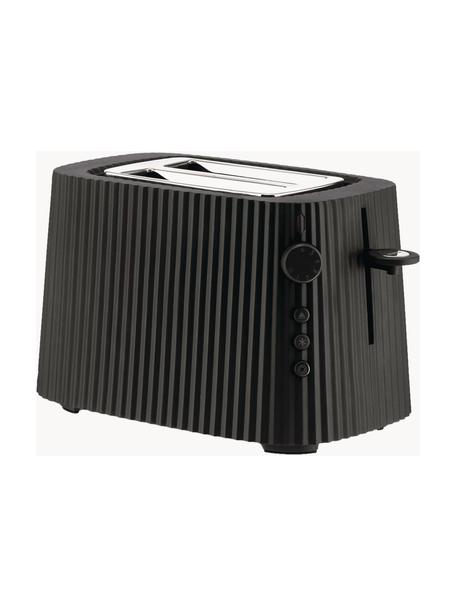 Toaster Plissé, Thermoplastisches Harz, Schwarz, B 34 x T 19 cm