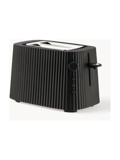 Toaster Plissé, Thermoplastisches Harz, Schwarz, B 34 x T 19 cm