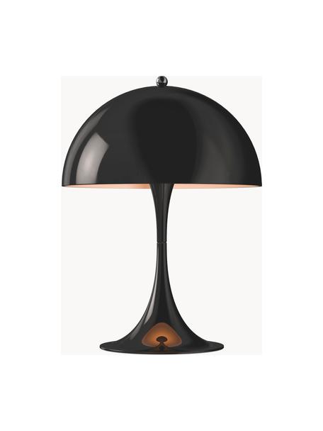 Lampe à poser LED à intensité variable avec fonction minuterie Panthella, haut. 34 cm, Acier noir, Ø 25 x haut. 34 cm