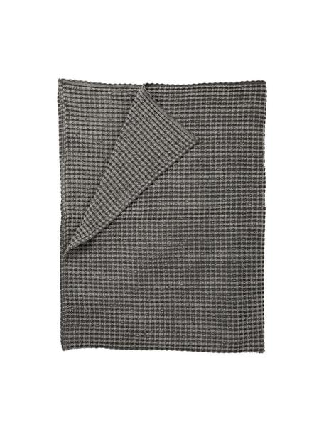 Waffelpiqué-Tagesdecke Kikai in Grau, 100% Baumwolle, Grau, B 260 x L 260 cm (für Betten bis 200 x 200)