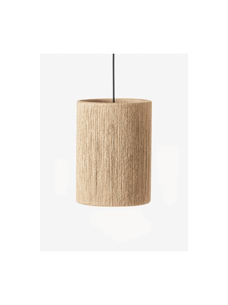 Lampada a sospensione piccola in juta RO Ø 23 cm, Paralume: juta, Beige, Ø 23 x Alt. 30 cm