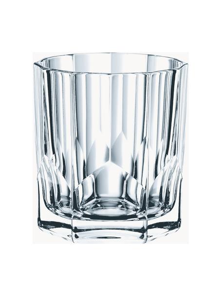 Kristall-Whiskygläser Aspen, 4 Stück, Kristallglas, Transparent, Ø 9 x H 10 cm, 320 ml
