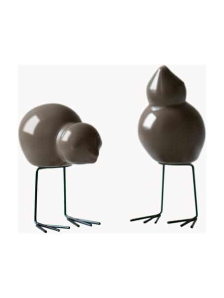 Set di 2 decorazioni pasquali Swedish, Gambe: ferro rivestito, Taupe lucido, Set in varie misure