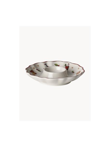 Coquetier Toy's Delight, Porcelaine Premium, Blanc, multicolore, Ø 11 x haut. 3 cm