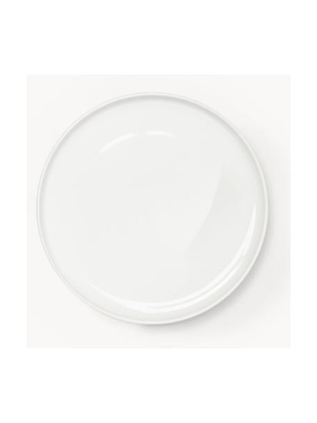 Dessous-de-plat en porcelaine Nessa, Porcelaine de haute qualité, émaillé, Blanc cassé, haute brillance, Ø 32 cm