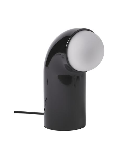 Lampada da tavolo Memphis, Poliresina, Nero, Larg. 11 x Alt. 26 cm