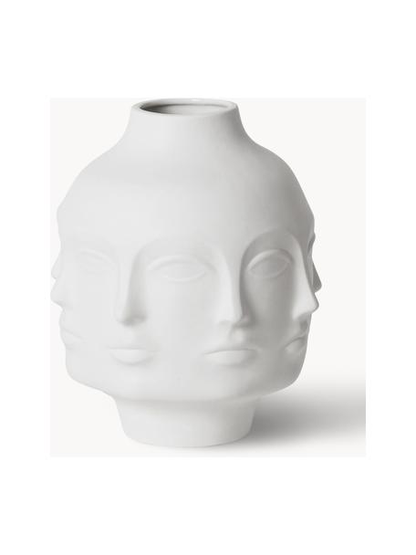 Jarrón de porcelana Dora Maar, 36 cm, Porcelana, Blanco, Ø 28 x Al 36 cm