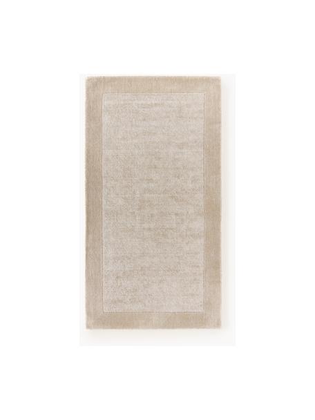 Trblietavý koberec Kari, 100% polyester s certifikátom GRS, Béžová, Š 80 x D 150 cm (veľkosť XS)
