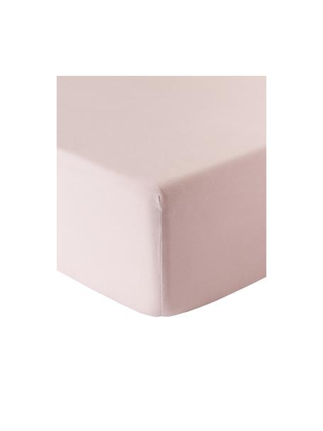 Spannbettlaken Biba, Flanell, Webart: Flanell Flanell ist ein k, Rosa, B 90 x L 200 cm, H 25 cm