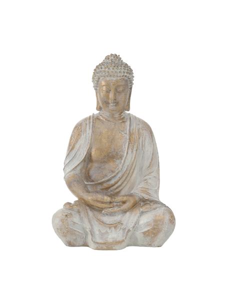 Oggetto decorativo Flyn, Materiale sintetico, Bianco, dorato, Larg. 20 x Alt. 31 cm