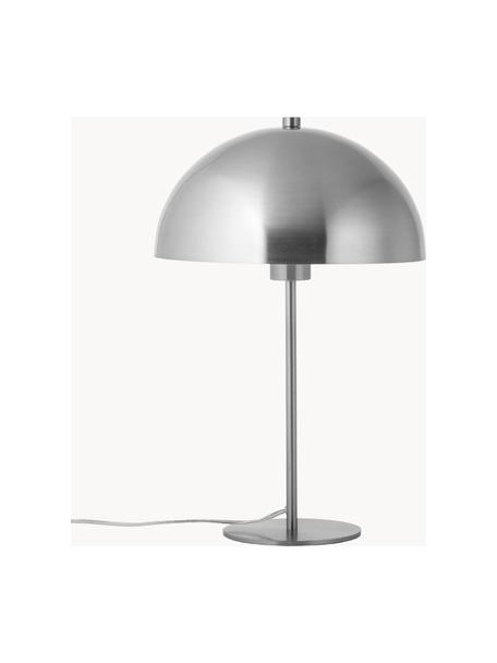 Lámpara de mesa Matilda, Pantalla: metal niquelado, Cable: plástico, Cromo, Ø 29 x Al 45 cm