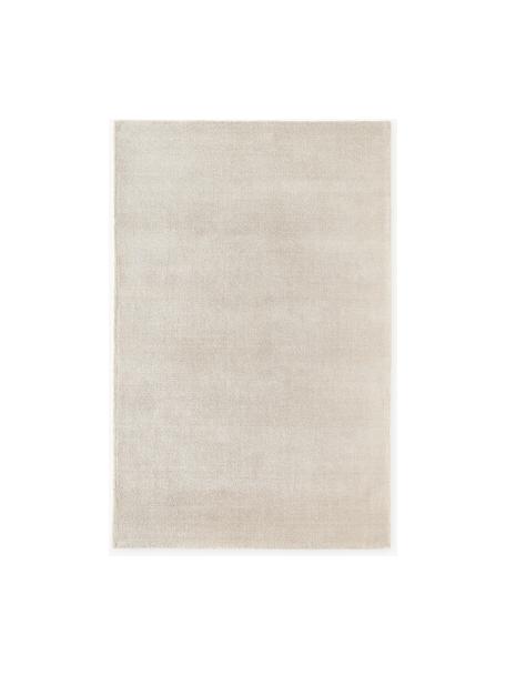 Handgewebter Kurzflor-Teppich Ainsley, 60 % Polyester, GRS-zertifiziert
40 % Wolle, Hellbeige, B 200 x L 300 cm (Grösse L)