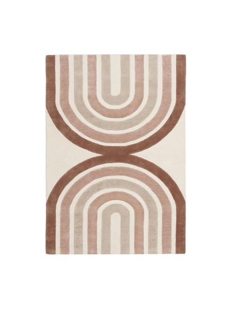 Ručne tuftovaný koberec s nízkym vlasom Jules, Béžová, Š 80 x D 150 cm (veľkosť XS)